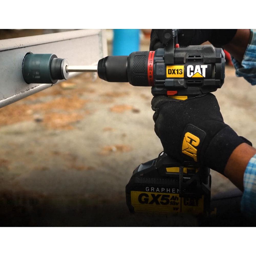 cat-dx13x-18volt-4-0ah-li-ion-cift-akulu-komursuz-profesyonel-darbeli-matkap-5-0ah-graphene-aku-hediye-18259