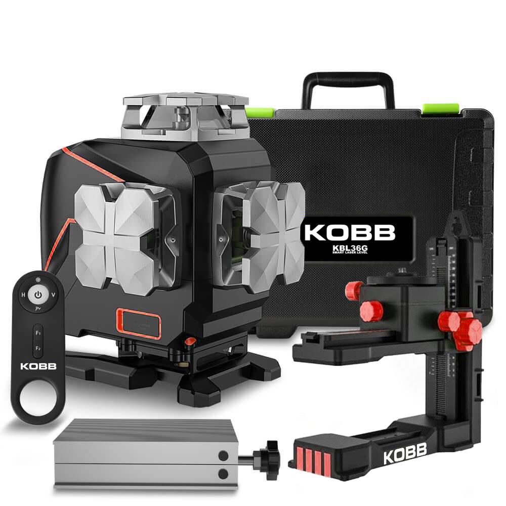 kobb-kbl36g-profesyonel-li-ion-sarjli-4x360-lcd-ekran-otomatik-hizalamali-yesil-capraz-cizgi-lazer-distomat-uzaktan-kumanda-tasima-cantasi-18402