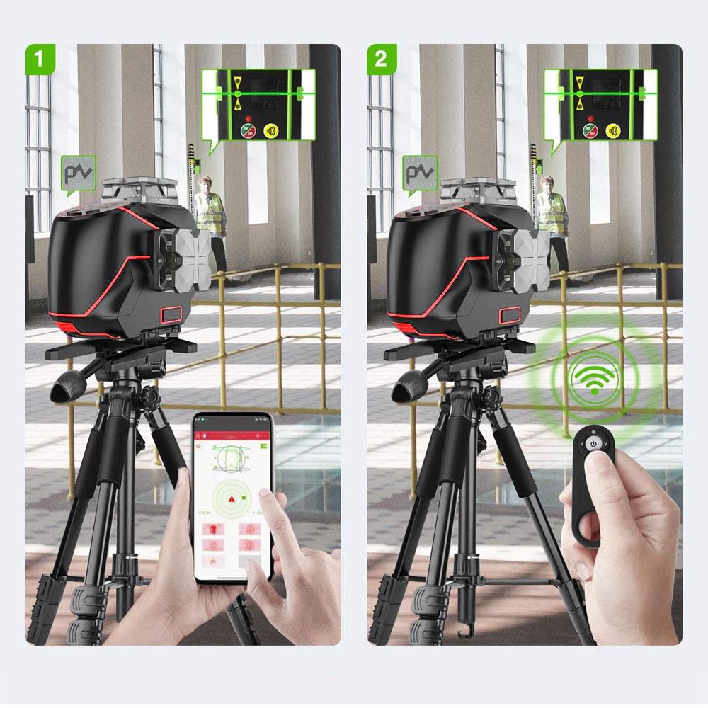 kobb-kbl36gtp-profesyonel-li-ion-sarjli-4x360-lcd-ekran-otomatik-hizalamali-yesil-capraz-cizgi-lazer-distomat-uzaktan-kumanda-tripod-tasima-cantasi-18422