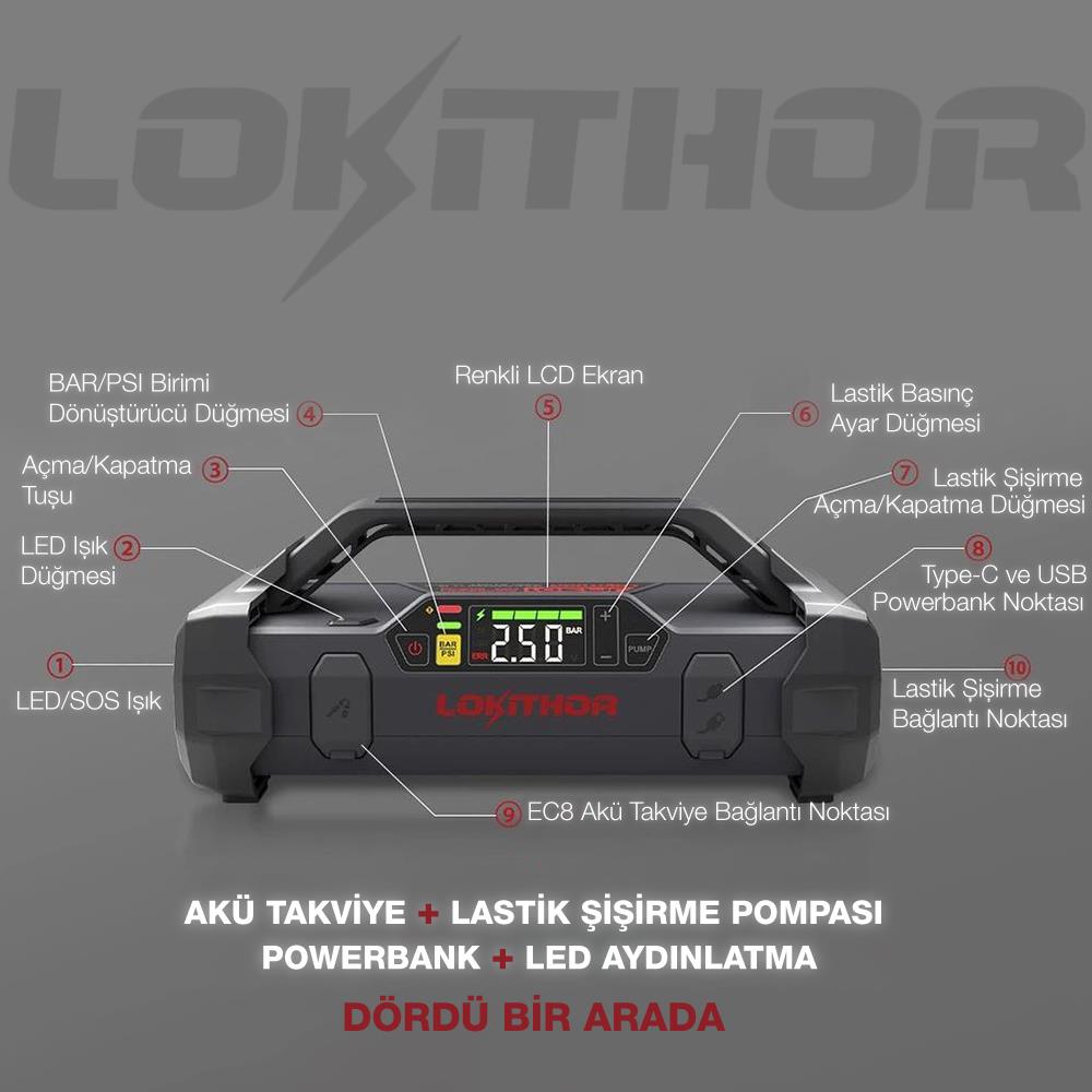lokithor-ja300-12v-1500amp-li-polimer-akilli-aku-takviye-pompa-powerbank-led-lamba-17918