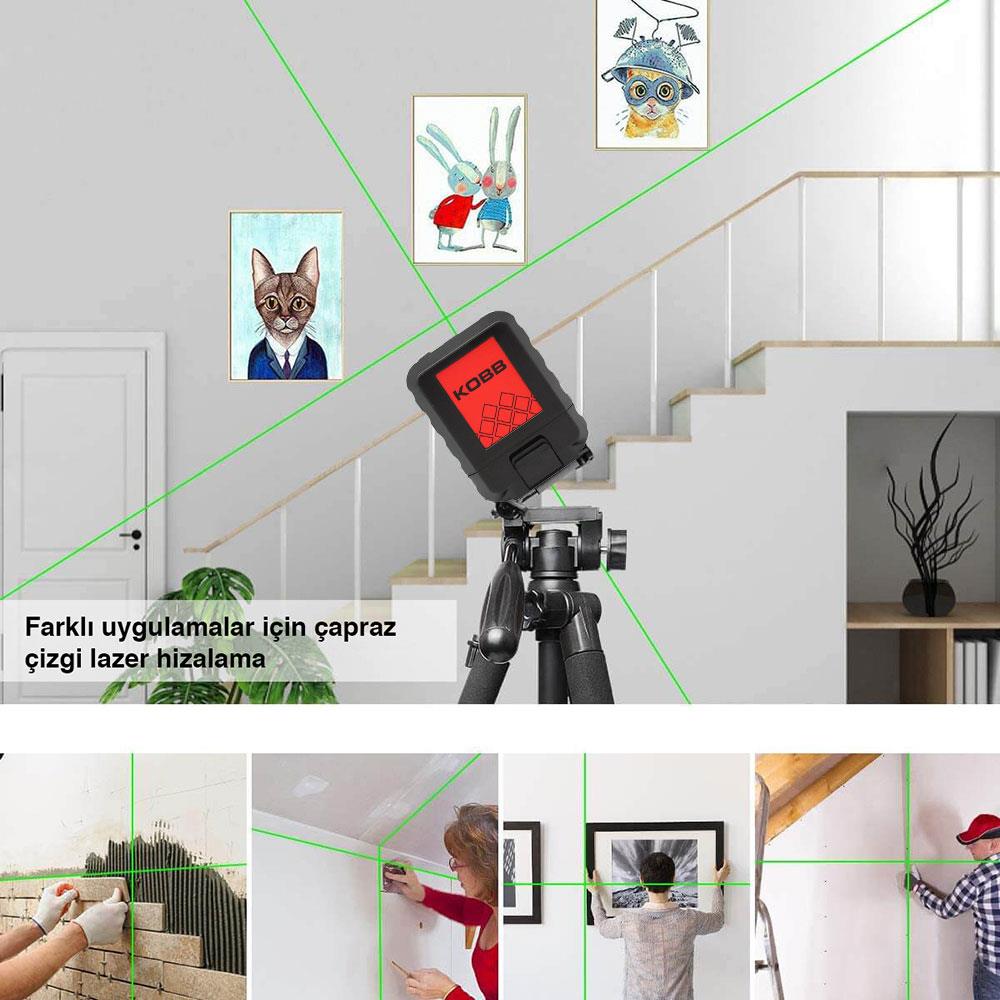 kobb-kbl90gtp-30-metre-profesyonel-yatay-ve-dikey-otomatik-hizalamali-yesil-capraz-cizgi-lazer-distomat-tripod-22364