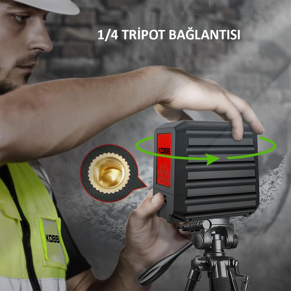 kobb-kbl90gtp-30-metre-profesyonel-yatay-ve-dikey-otomatik-hizalamali-yesil-capraz-cizgi-lazer-distomat-tripod-22366
