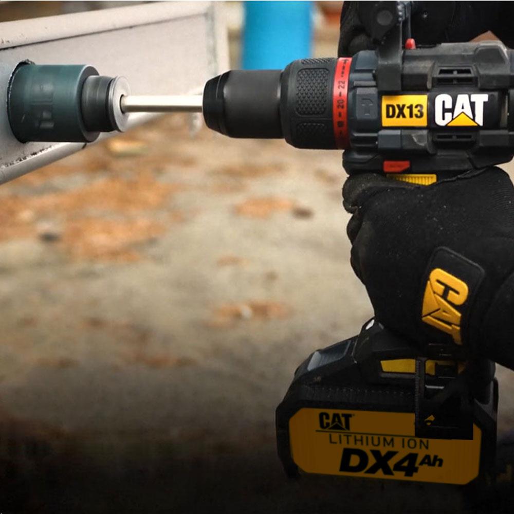 cat-dx13-1-18volt-4-0ah-li-ion-80nm-cift-akulu-komursuz-profesyonel-sarjli-darbeli-matkap-22447