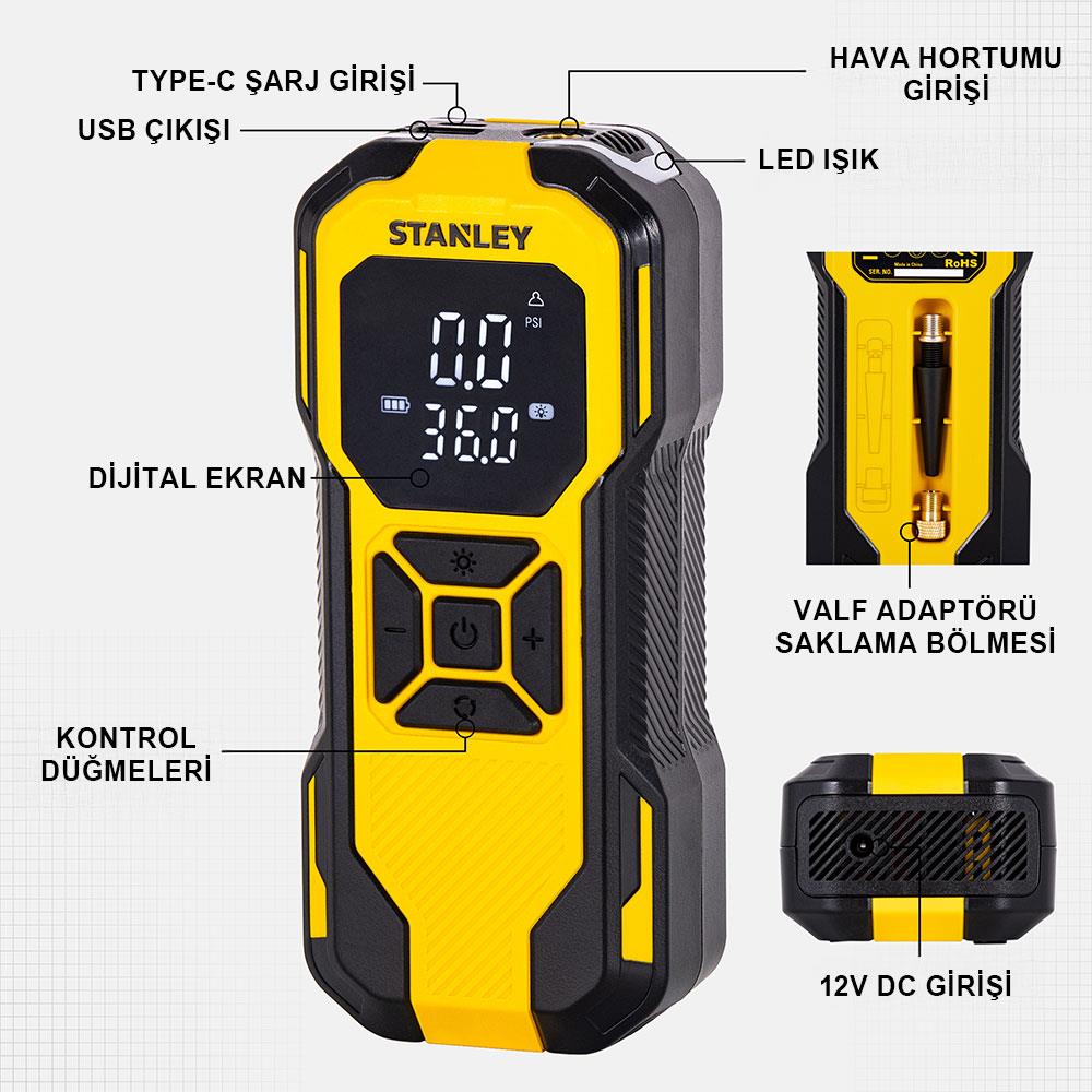 stanley-sxif0101-12v-sarjli-li-ion-150-psi-dijital-gostergeli-akilli-lastik-sisirme-pompasi-powerbank-sos-led-lamba-23178