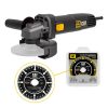CAT DX3090 720Watt 125mm Profesyonel Avuç Taşlama + DA09052 Genel Amaçlı Elmas Kesme Diski