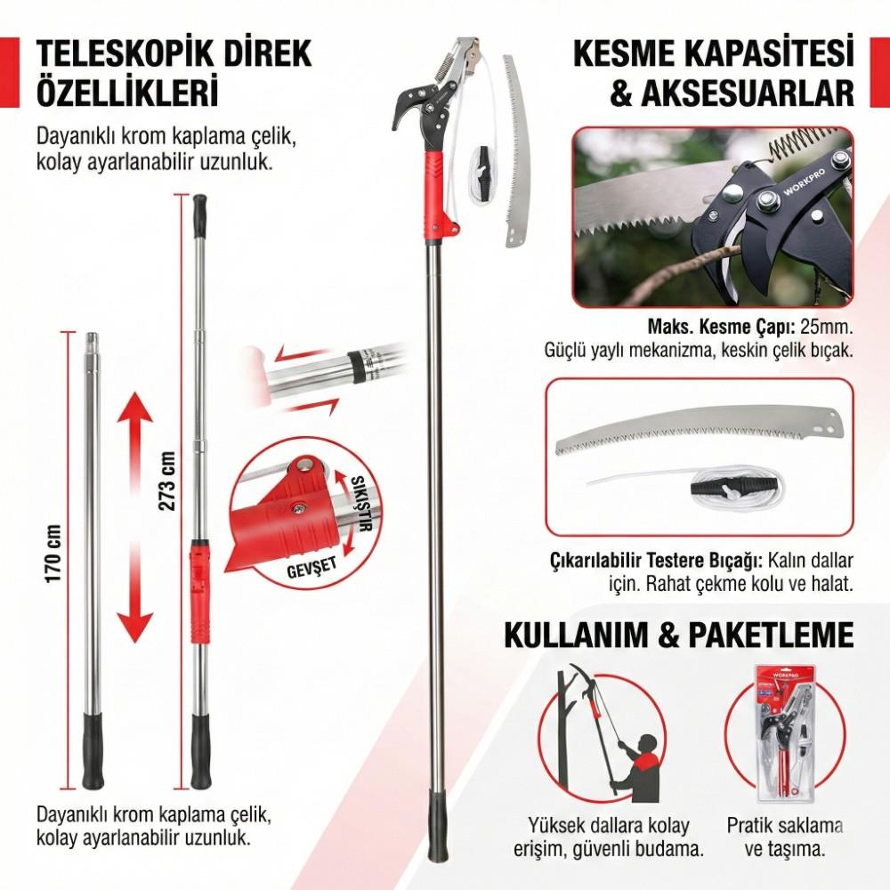 workpro-wp333006-270cm-2-in-1-teleskobik-sapli-profesyonel-agac-budama-testeresi-ve-25mm-dal-budama-makasi-26007