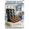2'li Set 12'li Muffin Kalıbı | Karbon Çelik Yanmaz Yapışmaz Cupcake & Kek Pişirme Tepsisi 723122