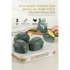 3 lü Avokado Saklama Kabı | Kilitli Taze Tutucu Koruyucu Kutu | Kararmaya Son 723085