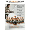 9 adet Valfli Kamp Gazı Kartuşu 400 ml - Portatif Ocak & Pürmüz Tüpü 723214