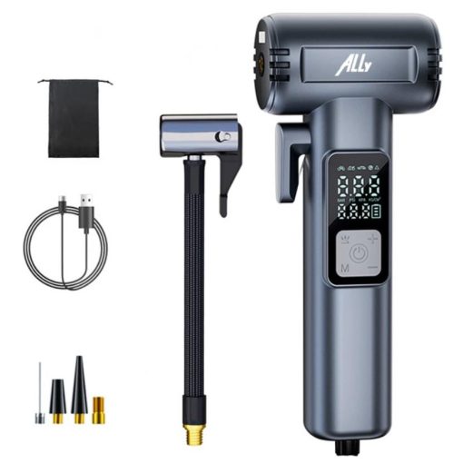 Ally ST-5530 Dijital Şarjlı Araç Lastik Hava Şişirme Pompası Power bank Penere kırıcı