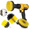 ZhlTools 3lü Matkap Ucu Banyo Küvet Duşakabin Araba Tekerliği Koltuk Yıkama Temizleme Fırçası Seti