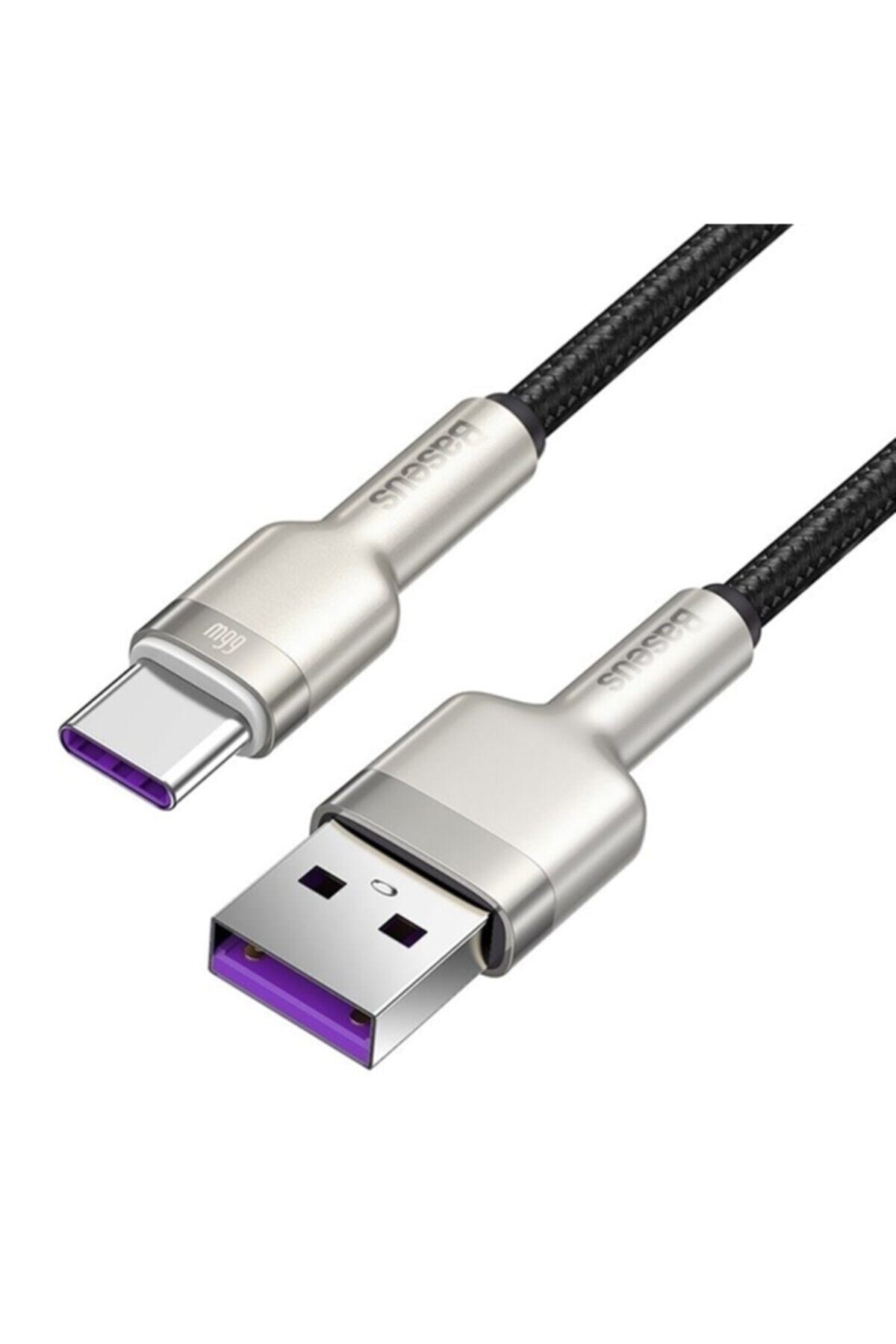 cafule-66w-metal-usb-to-type-c-hizli-sarj-kablosu-100cm-siyah-7705