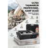 Çantalı SİYAH Portatif Kamp Ocağı + 1 X Kartuş  Piknik Ocağı Otomatik Ateşlemeli 723182