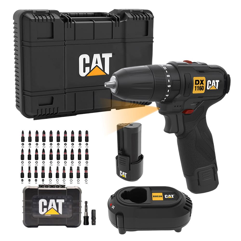 cat-dx1160-12volt-2-0ah-li-ion-cift-akulu-komursuz-profesyonel-sarjli-darbeli-matkap-da01901-32-pa-134460