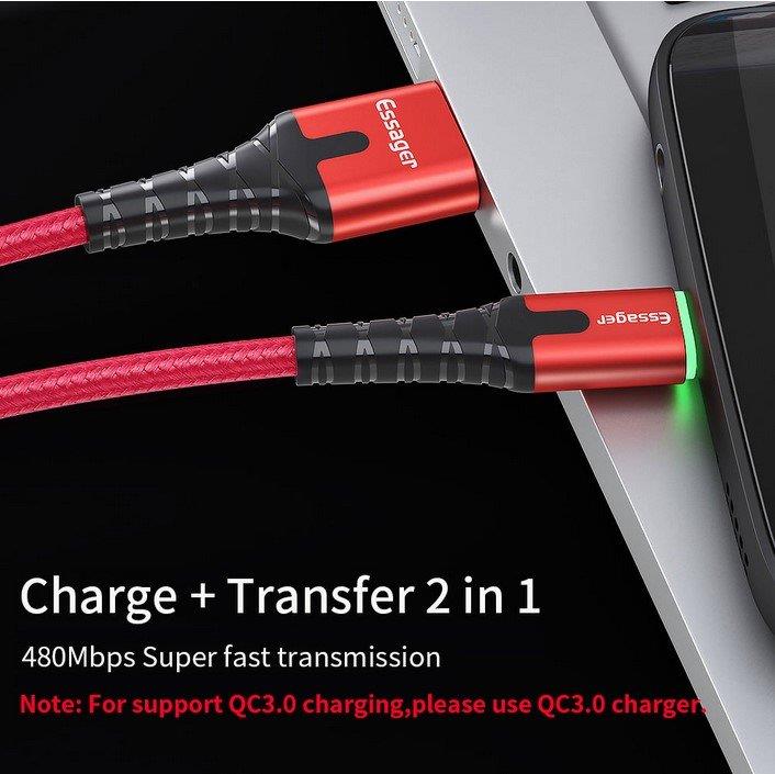 essager-3a-usb-type-c-ledli-kablo-100cm-9618