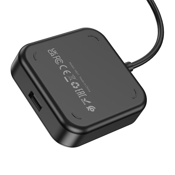 hoco-hb31-easy-4in1-usb-to-4x-usb2-0-hub-cevirici-donusturucu-adaptor-1-2m-11602
