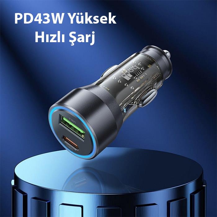 hoco-nz12a-action-pd43w-usb-type-c-hizli-sarj-arac-cakmakli-sarj-aleti-siyah-61650