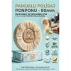 Ponpon Polisaj Fırçası | 90mm Pamuk Ponpon | Ahşap Göbekli Ayna Parlaklığı 723184