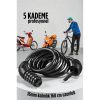 Şifreli Bisiklet Kilidi 16 mm Kalınlık 200 cm Scooter Motosiklet Kilidi - Çelik Kablo 722481