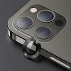 USAMS İphone 12 Pro Max 3D Metal Çerçeveli Kamera Lens Koruyucu