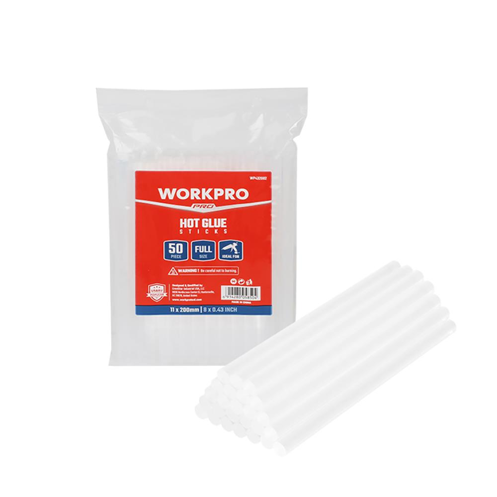 workpro-wp432002-11x200mm-sicak-silikon-tabancasi-icin-50-adet-seffaf-yedek-silikon-mum-137542