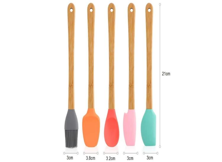 zhlhome-renkli-bambu-sapli-silikon-uclu-spatula-5li-set-14790