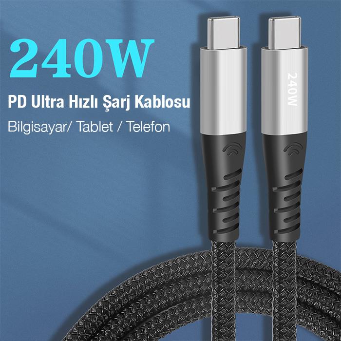 zhltools-240w-type-c-to-type-c-hizli-sarj-ve-data-kablosu-12087