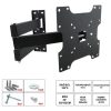 Zhltools 32-82 Ekran Uyumlu Çift Kollu Televizyo n Monitör Duvar Askı Aparatı Lcd Led Uyumlu
