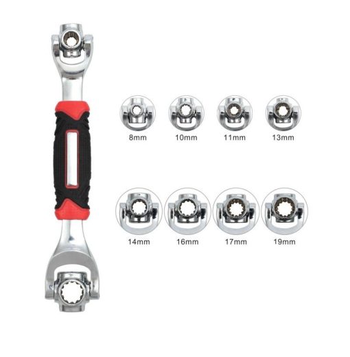 Zhltools 360 Derece Döner Başlıklı Çok Fonksiyonlu Soket Tip Anahtar
