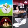 Zhltools 5 Ledli 3 Farklı Işık Modlu Açılıp Kapanabilir Led Kanatlı Güneş Enerjili Solar Aydınlatma Asılabilir Kamp Feneri