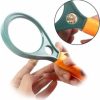 Sepetinegelsin Optik Büyüteç 65MM 6X 4X Pusulalı Turuncu