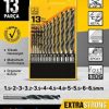 Zhltools 16 Parça HSS Matkap Ucu Seti Beton Ahşap Metal Delme