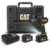 CAT DX1130.1 18Volt/4.0Ah Li-ion 80Nm Çift Akülü Kömürsüz Profesyonel Şarjlı Darbeli Matkap