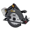 CAT DX5040B 18Volt 185mm Kömürsüz Profesyonel Daire Testere (Akü Dahil Değildir)