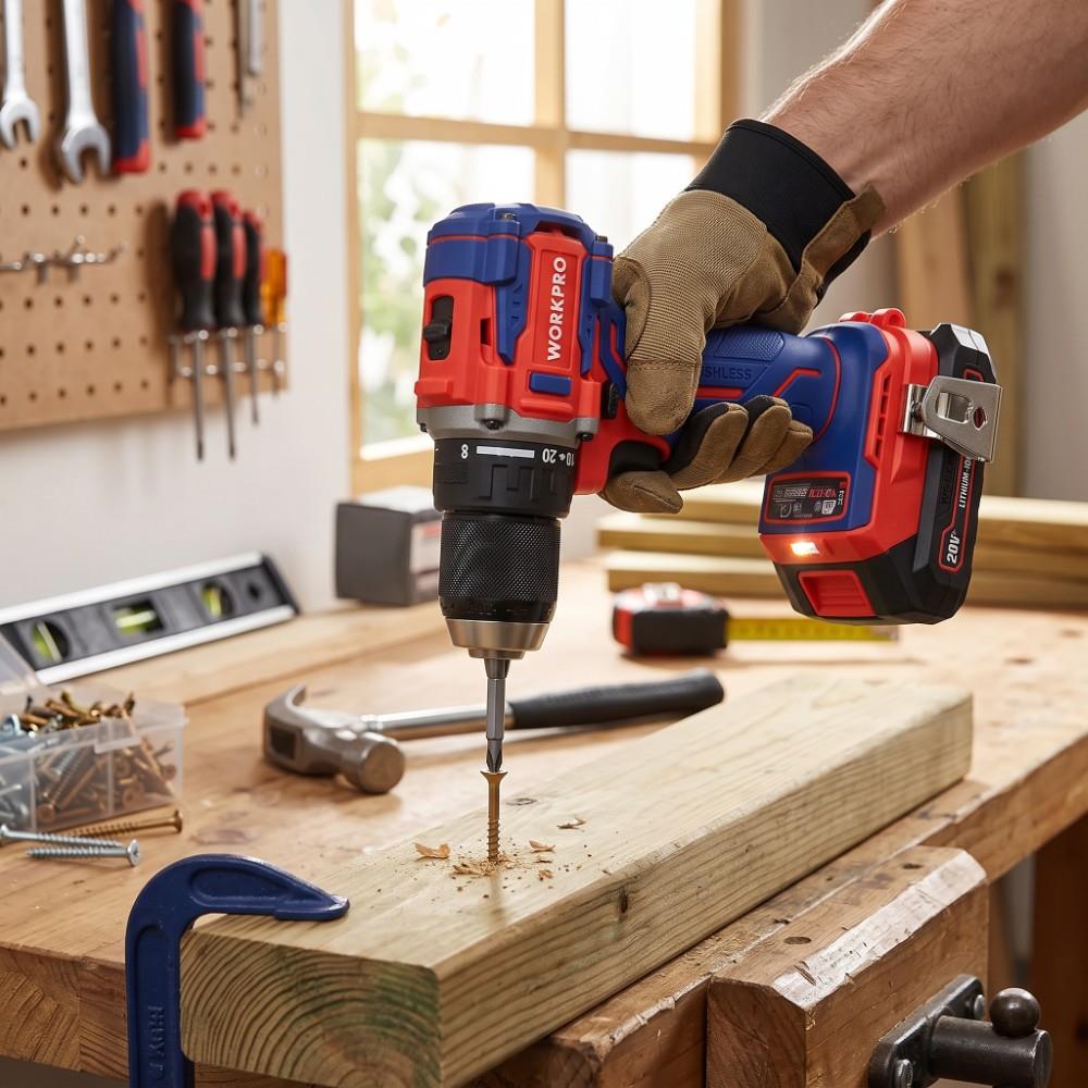 workpro-wp390022-20volt-2-0ah-li-ion-65nm-cift-akulu-komursuz-profesyonel-sarjli-matkap-27330