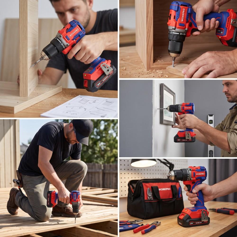 workpro-wp390022-20volt-2-0ah-li-ion-65nm-cift-akulu-komursuz-profesyonel-sarjli-matkap-27333